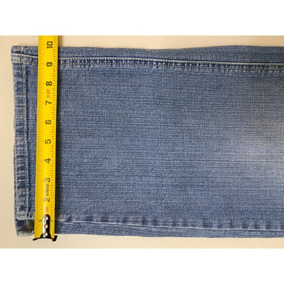 Vintage Tommy Hilfiger Woman Mid-Rise Jeans Women Size 14 Zipper Pockets Rivets - Picture 14 of 16